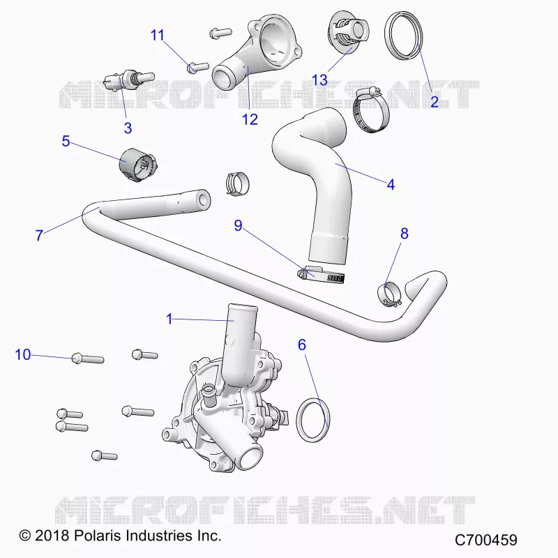 MOTEUR, WATERPUMP AND BYPASS