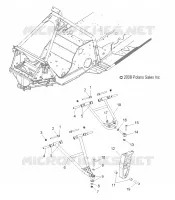 SUSPENSION AVANT, CONTROL ARMS AND SPINDLE