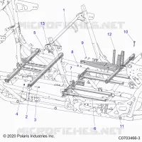CHASSIS, SEAT AND CENTER FIXATION CONSOLE