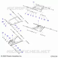 SUSPENSION ARRIERE CONTROL ARMS