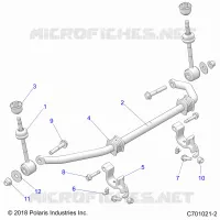 SUSPENSION, FRONT BARRE STABILISATRICE