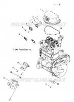 MOTEUR, SUPPORT CORPS DE PAPILLON