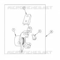 DIRECTION, KNUCKLE, RIGHT W/OFFSET EXTENSION