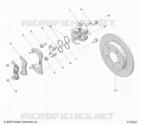 BRAKES, ETRIER DE FREIN ARRIERE