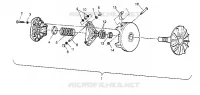 EMBRAYAGE DE TRANSMISSION ASSEMBLY TRAIL BLAZER W947221 (4926832683B009)