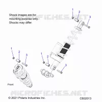 SUSPENSION, SUPPORT AMORTISSEUR , REAR SUSP.