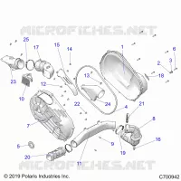 SYSTÃˆME DE TRANSMISSION, CLUTCH COVER AND DUCTING