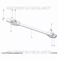 SYSTÃˆME DE TRANSMISSION, FRONT PROP SHAFT