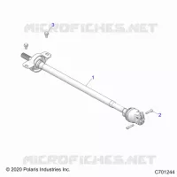 SYSTÃˆME DE TRANSMISSION, FRONT PROP SHAFT