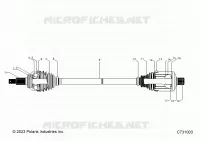 SYSTÃˆME DE TRANSMISSION, REAR HALF SHAFT