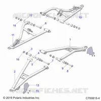 SUSPENSION AVANT CONTROL ARMS