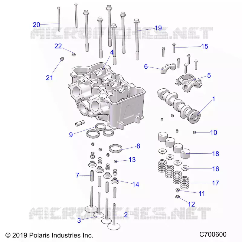 ENGINE, CULASSE AND VALVES