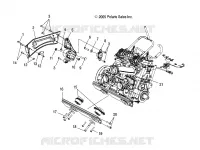 SUPPORT MOTEUR RH and FRONT