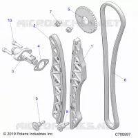 CHAINE DE DISTRIBUTION AND TENSIONER