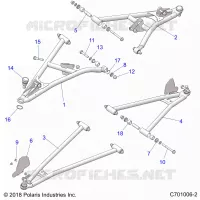 SUSPENSION AVANT CONTROL ARMS