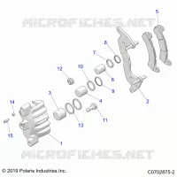 BRAKES, ETRIER DE FREIN AVANT