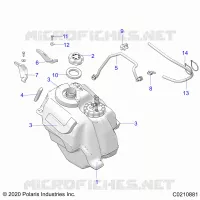 SYSTÃˆME D'ALIMENTATION, FUEL TANK ASM.