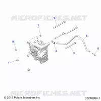 SYSTÃˆME DE TRANSMISSION, GEARCASE MOUNTING, REAR