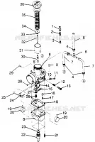 CARBURATEUR 600 XCR SP 0965677 AND EUROPEAN 600 XCR SP E965677 (4932063206D005)
