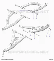 SUSPENSION AVANT CONTROL ARMS MOUNTING