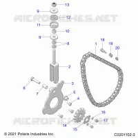 SYSTÃˆME DE TRANSMISSION, CHAIN TENSIONER AND SPROCKET