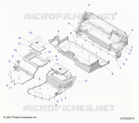 PLANCHER, REAR CLOSEOFFS