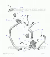 MOTEUR, WATERPUMP AND BYPASS