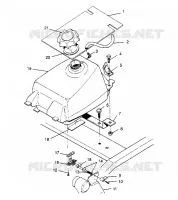 RESERVOIR A CARBURANT Trail Blazer W947221 (4926832683A010)