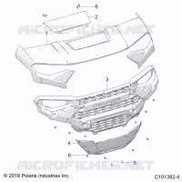 CAPOT AND FRONT FASCIA