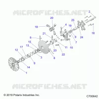 SYSTEME DE TRANSMISSION, PRIMARY CLUTCH