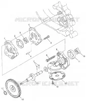 POMPE A HUILE Magnum 4X4 W97AC42A, Swedish Magnum 4X4 S97AC42E and Norwegian Mag (4940834083D004)