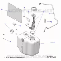 SYSTÃˆME D'ALIMENTATIONS, FUEL TANK ASM.