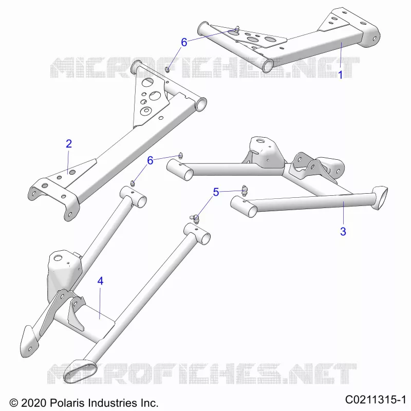 SUSPENSION ARRIERE CONTROL ARMS