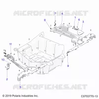 CARROSSERIE ARRIERE RACK, MOUNTING