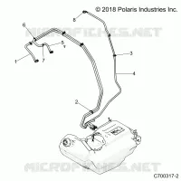 BODY, CARBURANT LINES, STD. 