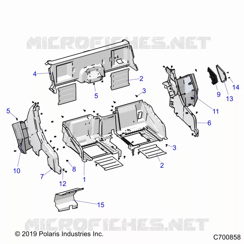 CARROSSERIE ARRIERE CLOSEOFF AND FENDERS