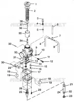 CARBURATEUR ULTRA SPX 0975678, ULTRA SPX SE H975678 AND EUROPEAN ULTRA SPX S (4939533953D001)