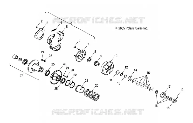SYSTÈME DE TRANSMISSION, SECONDARY CLUTCH
