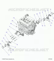 MOTEUR, MOUNTING &amp; LONG BLOCK