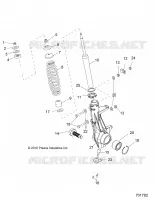 SUSPENSION, JAMBE DE FORCE AVANT