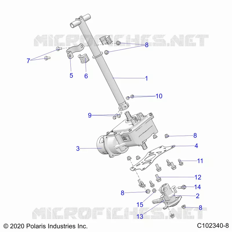 STEERING, COLONNE DE DIRECTION ASM.