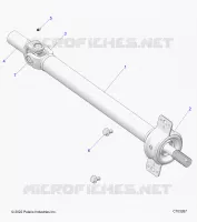 SYSTÃˆME DE TRANSMISSION, PROP SHAFT,MID, BEARING