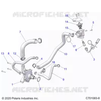 MOTEUR, WATERPUMP AND BYPASS