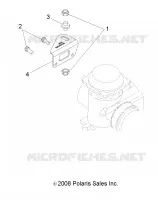 MOTEUR, CARBURATEUR BRACKET