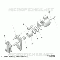 FREIN ARRIERE CALIPER