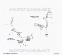ELECTRICITE, WIRE HARNESS, HOOD, ELEC. START