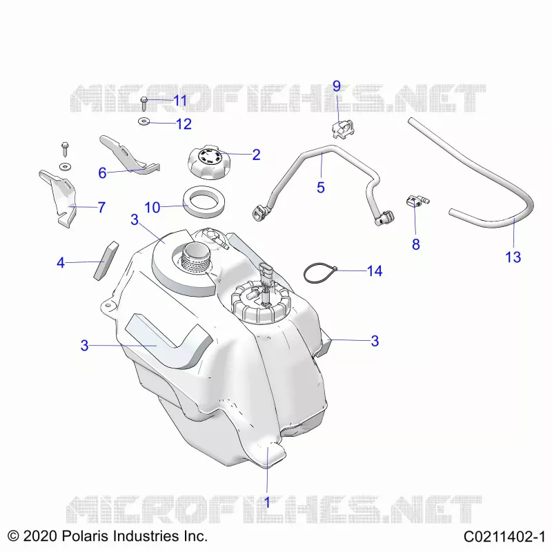 SYSTÃˆME D'ALIMENTATION, FUEL TANK ASM.