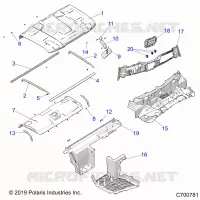 OPT, PREP AUDIO ROOF, CAPOT LINER, REAR CLOSE OFF AND DASH