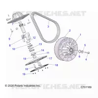 SYSTÃˆME DE TRANSMISSION, SECONDARY CLUTCH