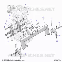 ENGINE, SUPPORT MOTEUR